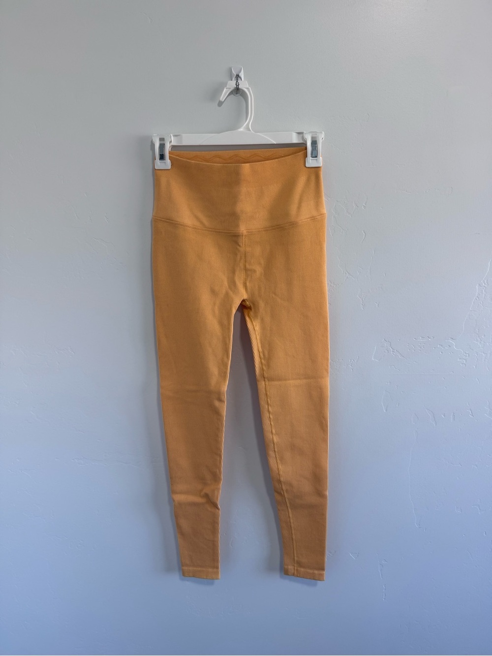 Spiritual Gangster Yellow Ribbed Leggings XS/S